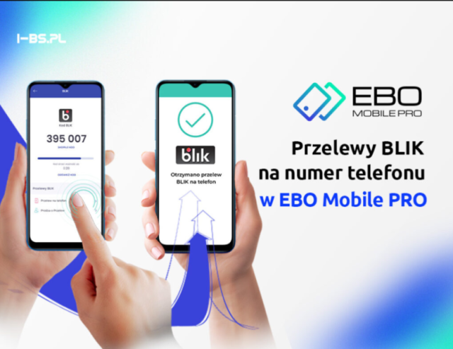 Przelewy BLIK na numer telefonu w EBO Mobile PRO